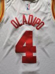 Maillot de Basket #4 Oladipo Pacers 2019-20 retro Blanc Brodé